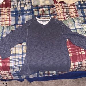 Method charcoal long sleeve shirt